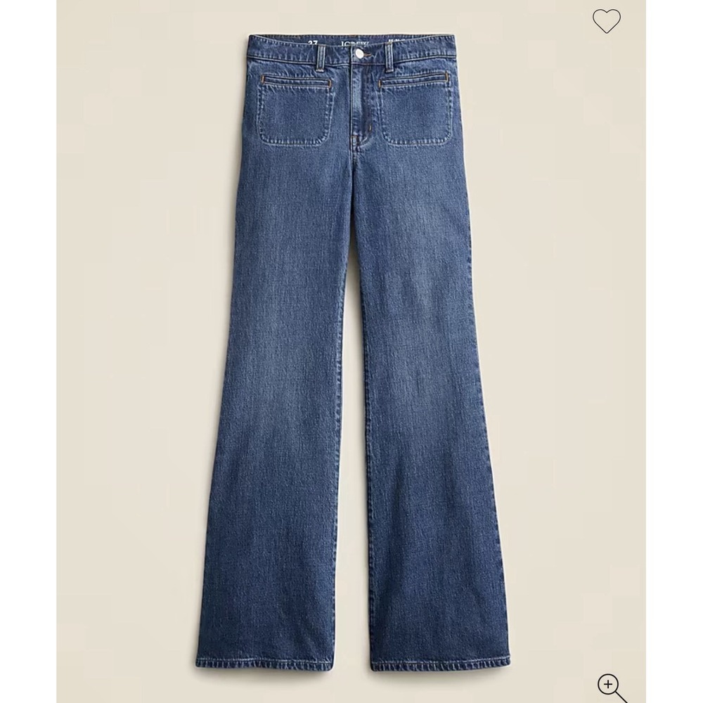 J.Crew Woman's '96 Flare Style CF219 High-Rise Flared-leg Size 31P